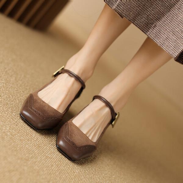 Elevate Your Elegance with Luxurious Handcrafted Genuine Leather Shoes(E6haodianS1019)