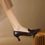 Handcrafted Genuine Leather Women’s Shoes: Luxurious Elegance and Quality.(E6haodian1008)