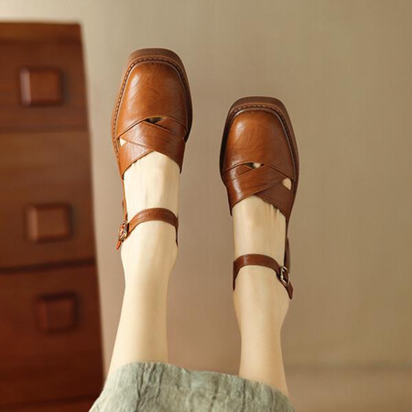 Handcrafted Luxury Leather Women’s Shoes: Exquisite Craftsmanship & Elegance(E6haodianW1600)