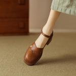 Handcrafted Luxury Leather Women’s Shoes: Exquisite Craftsmanship & Elegance(E6haodianW1600)