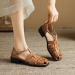 Handcrafted Luxury Leather Women's Shoes: Elegance in Every Stitch(E6haodianD620)