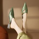 Handcrafted Luxury Leather Women's Shoes: Exquisite Quality & Elegance(E6haodianD625)