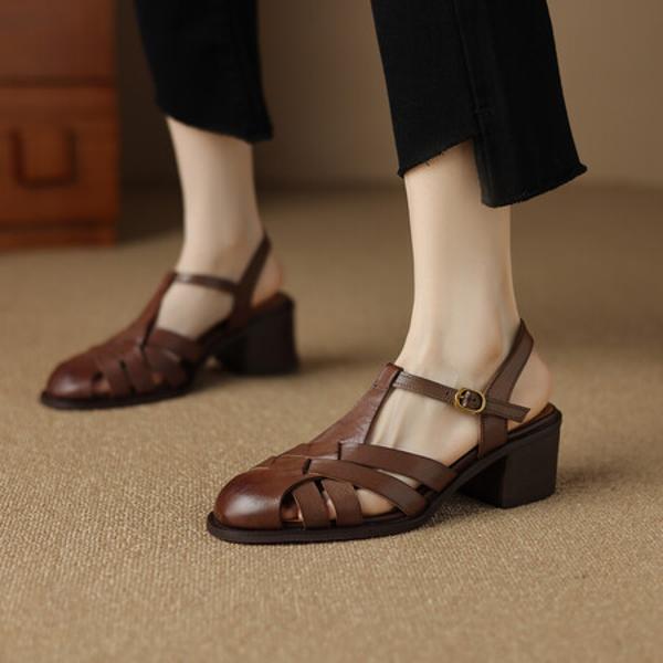Elevate Your Elegance with Handcrafted Luxurious Genuine Leather Women’s Shoes(E6haodianYL995)
