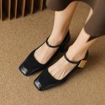 Elegant Handcrafted Leather Women’s Shoes with Luxury Craftsmanship(E6haodianAS1019)