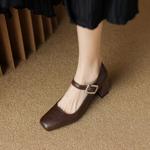 Exquisite Handmade Leather Women's Shoes: Luxury Craftsmanship(E6haodianAS1015)