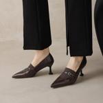 Exquisite Handmade Leather Women's Shoes: Luxurious Craftsmanship & Timeless Elegance(E6haodianS5502-1)