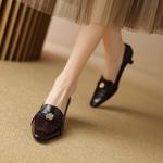 Handcrafted Leather Women's Shoes: Elegance Redefined(E6haodianY1008-1)