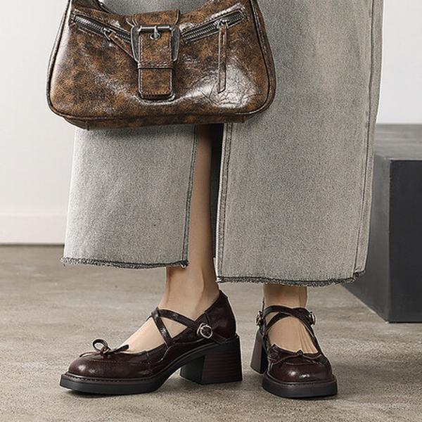 Elegance in Handcrafted Leather Women's Shoes(E6haodianW100-1)