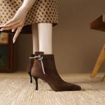 Handcrafted Luxury Genuine Leather Women's Shoes: Elegant Craftsmanship & Quality(E6haodianAS3305-1)