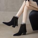 Handcrafted Genuine Leather Women's Shoes: Elegant Luxury(E6haodian5561)