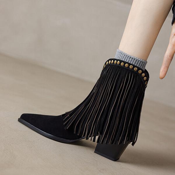 Handcrafted Leather Women's Shoes: Elegant Luxury Quality(E6haodianA5561-1)