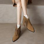 Handcrafted Leather Women's Shoes: Elegant Luxury Quality(E6haodianA5561-1)