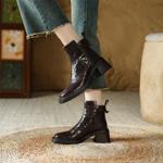 Exquisite Handmade Leather Women's Shoes: Luxury and Elegance(E6haodianA201-2)