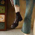 Exquisite Handmade Leather Women's Shoes: Luxury and Elegance(E6haodianA201-2)