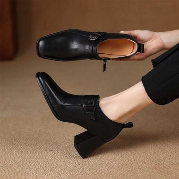 Handcrafted Genuine Leather Women's Shoes - Elegant, Luxurious, Artisanal Quality(E6haodianX660-2)