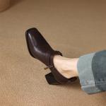 Handcrafted Genuine Leather Women's Shoes - Elegant, Luxurious, Artisanal Quality(E6haodianX660-2)