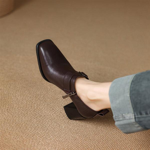 Handcrafted Genuine Leather Women's Shoes - Elegant, Luxurious, Artisanal Quality(E6haodianX660-2)