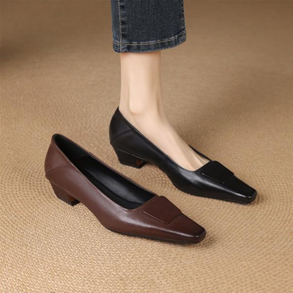 Handcrafted Genuine Leather Women's Shoes: Luxury, Elegance, and Quality.(E6haodianD525-1)