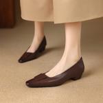 Handcrafted Genuine Leather Women's Shoes: Luxury, Elegance, and Quality.(E6haodianD525-1)