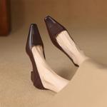 Handcrafted Genuine Leather Women's Shoes: Luxury, Elegance, and Quality.(E6haodianD525-1)