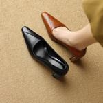 Handcrafted Leather Women’s Shoes: Elegance Meets Luxury Quality(E6haodianT1009)