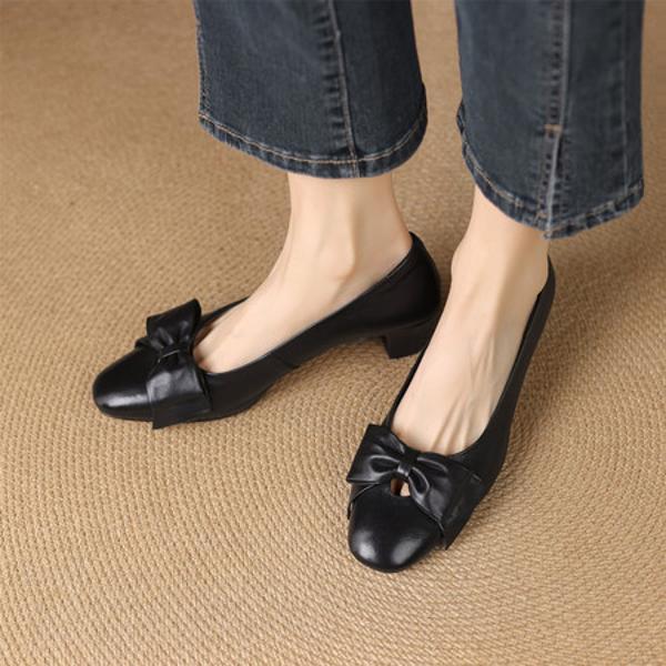 Elegance in Every Stitch: Handcrafted Luxury Leather Women's Shoes(E6haodianD526-3)