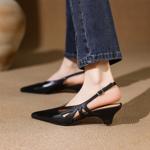 Handcrafted Luxury Leather Women’s Shoes - Elegance in Every Stitch(E6haodianD561-2)