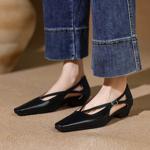 Exquisite Handmade Leather Women’s Shoes: Luxury Craftsmanship(E6haodianD565-3)