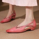 Exquisite Handmade Leather Women’s Shoes: Luxury Craftsmanship(E6haodianD565-3)