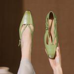 Exquisite Handmade Leather Women’s Shoes: Luxury Craftsmanship(E6haodianD565-3)