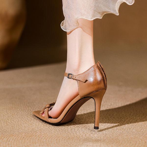 Exquisite Handmade Leather Women's Shoes: Timeless Elegance(E6haodianD567)