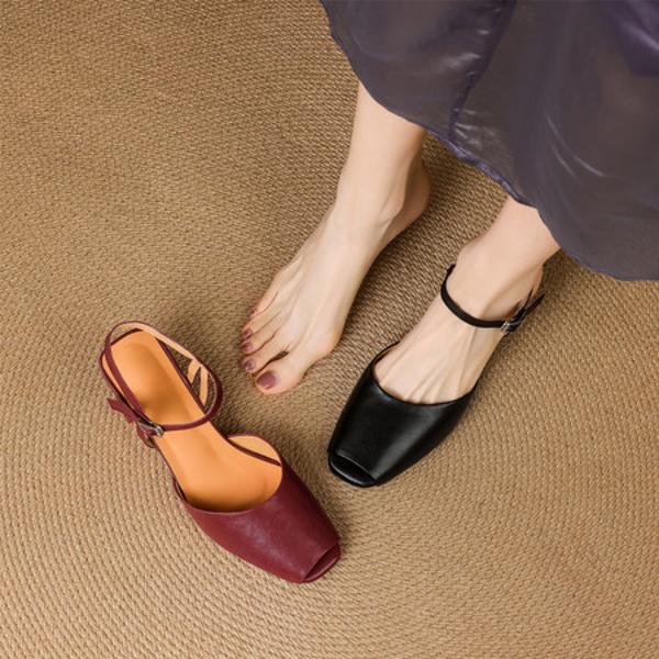 Elegant Handcrafted Genuine Leather Women’s Shoes: A Luxurious Quality Craftsmanship(E6haodiana108-1-1)