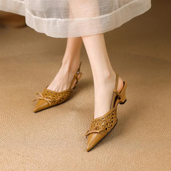 Handcrafted Luxury Leather Women's Shoes - Elegance Redefined(E6haodian569-5)