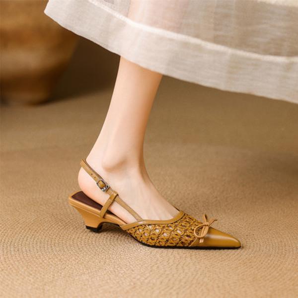 Handcrafted Luxury Leather Women's Shoes - Elegance Redefined(E6haodian569-5)
