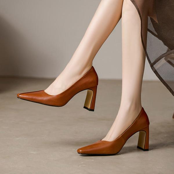 Handcrafted Leather Women's Shoes: Exquisite Quality, Elegance & Luxury(E6haodianAS1009-5)