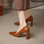 Handcrafted Leather Women's Shoes: Exquisite Quality, Elegance & Luxury(E6haodianAS1009-5)