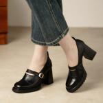 Handcrafted Luxury Leather Women's Shoes: Elegance in Every Stitch(E6haodianAX606-6)