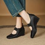 Elegant Handmade Leather Women's Shoes of Luxury Quality(E6haodianS313)