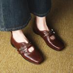 Exquisite Handcrafted Leather Women's Shoes: Luxurious Elegance(E6haodianS310-1-1)