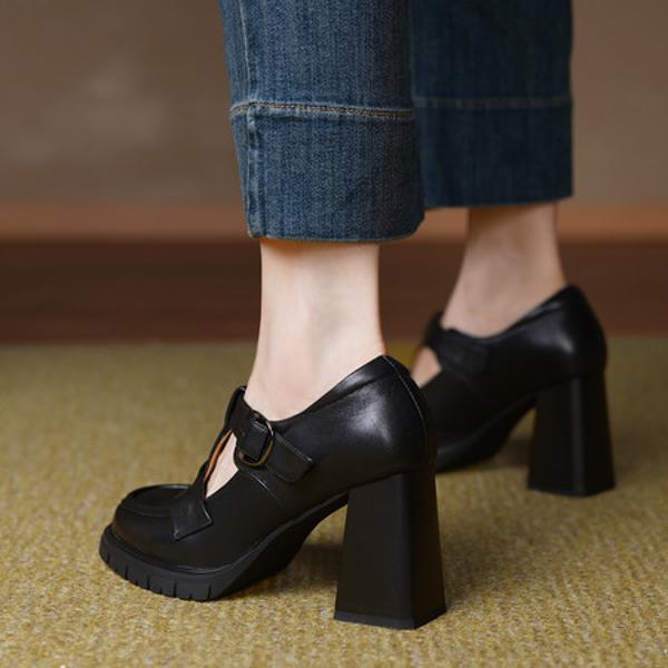 Exquisite Handcrafted Leather Women's Shoes - Luxury and Elegance(E6haodianX682)