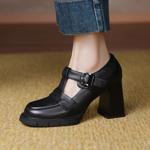 Exquisite Handcrafted Leather Women's Shoes - Luxury and Elegance(E6haodianX682)