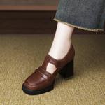 Handcrafted Luxury Genuine Leather Women's Shoes – Elegance in Every Stitch(E6haodianX682-5)