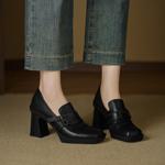 Exquisite Handmade Leather Women's Shoes for Luxurious Elegance(E6haodianH005)