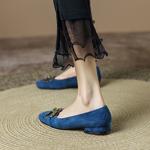 Handcrafted Leather Women's Shoes: Elegance Redefined(Easn2018172-618)