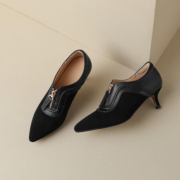 Luxurious Handcrafted Leather Women's Shoes: Exquisite Quality & Craftsmanship(Easn20181056)