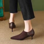 Luxurious Handmade Leather Women's Shoes(Easn20181055)