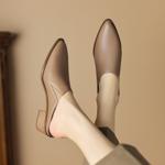 Exquisite Handcrafted Leather Women's Shoes: A Fusion of Elegance & Quality(Easn20181109)