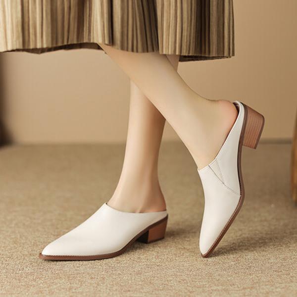 Exquisite Handcrafted Leather Women's Shoes: A Fusion of Elegance & Quality(Easn20181109)