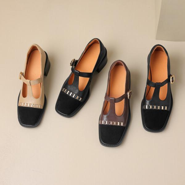 Elegance Redefined: Handcrafted Genuine Leather Women's Shoes(Easn20181221)