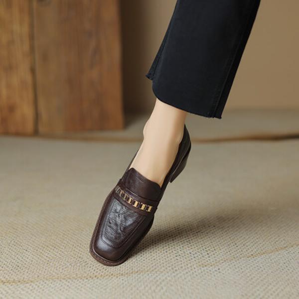 Exquisite Handcrafted Leather Women's Shoes: A Touch of Luxury and Elegance(Easn20181222)